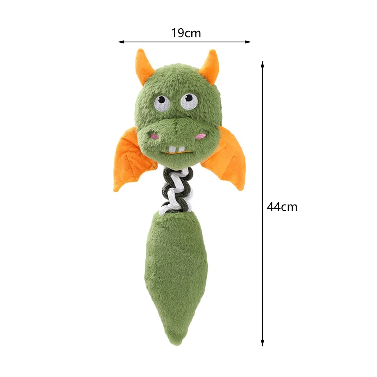 Juguete Interactivo para Perros Peluche Masticable Squeak Resistente con Sonido para Función de Entretenimiento Adecuado para Cachorros Perros, Verde