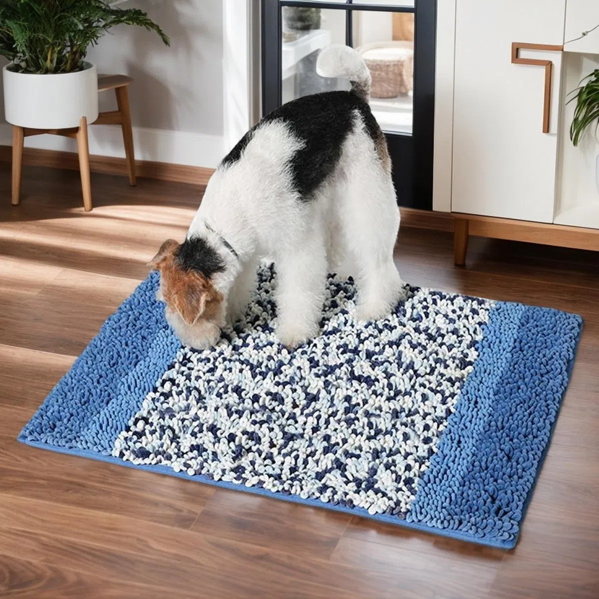 Generisch Pet Snuffle Matte - Alimentador lento interactivo de 35,43 pulgadas para cachorros, adorable almohadilla de tela con antideslizante