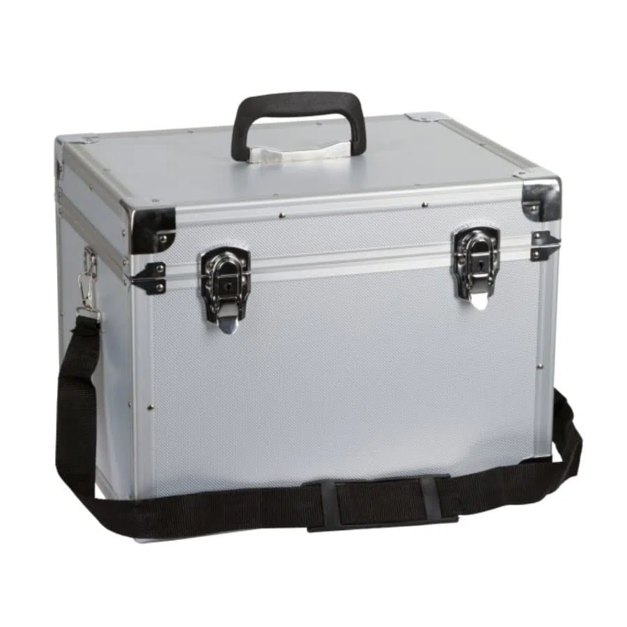Caja de aseo para llevar todo el caso de aluminio Pony Riding Horse Tack contenedor de almacenamiento ecuestre veterinario mascota perro peluquero