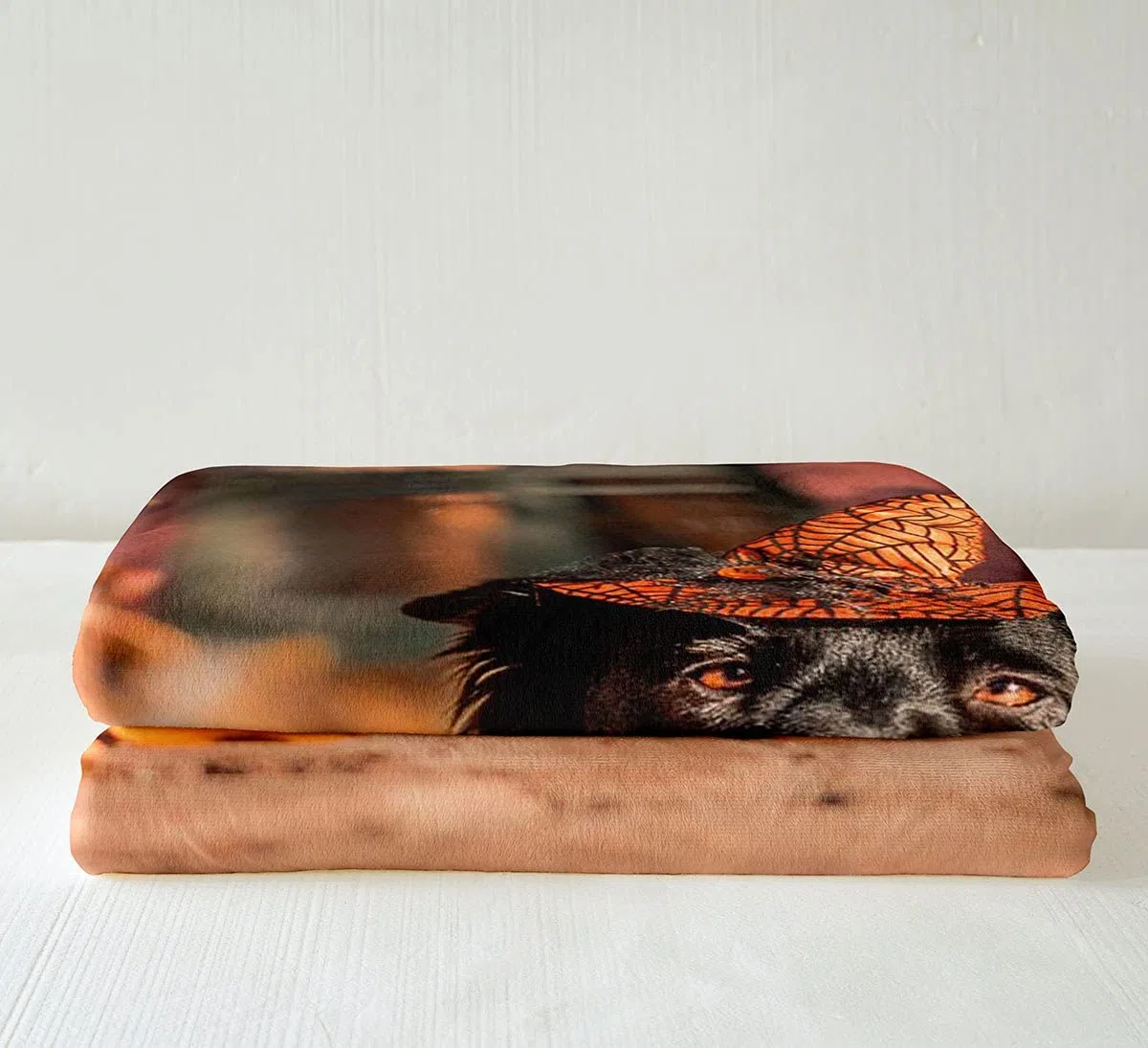Manta de forro polar para perros de Halloween para niños, manta de calabaza para cama, sofá, manta de sherpa ultra suave para otoño y mascotas, para amantes de los perros, franela King de 87 x 94 pul
