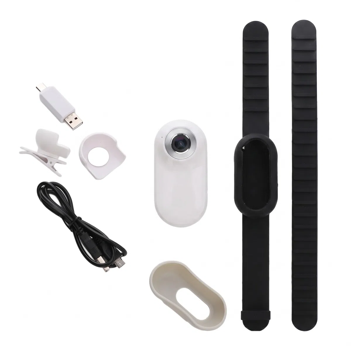 Zunate Cámara para Collar de Gato, 1080P sin WiFi, Cámara para Collar para Mascotas, Mini Cámara de Acción para Grabaciones de Vídeo, Cámara para Collar de Perro con Gran Angular de