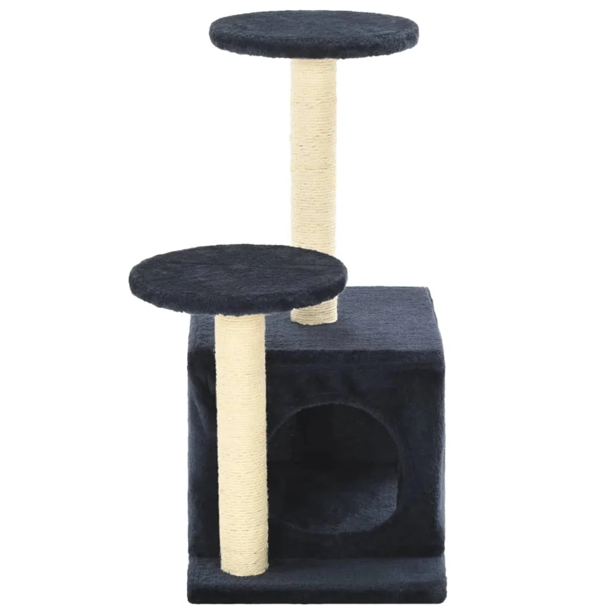 ShGaxin Rascador para Gatos con Poste de sisal, Arbol para Gatos, Gatos Accesorios, Arranhador para Gatos, Arbol Rascador Gatos, 60 cm Azul Oscuro
