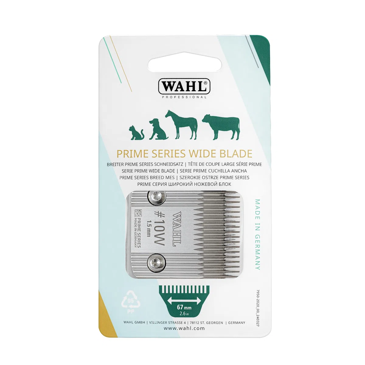 Wahl Hoja de la Serie Prime de 10 W