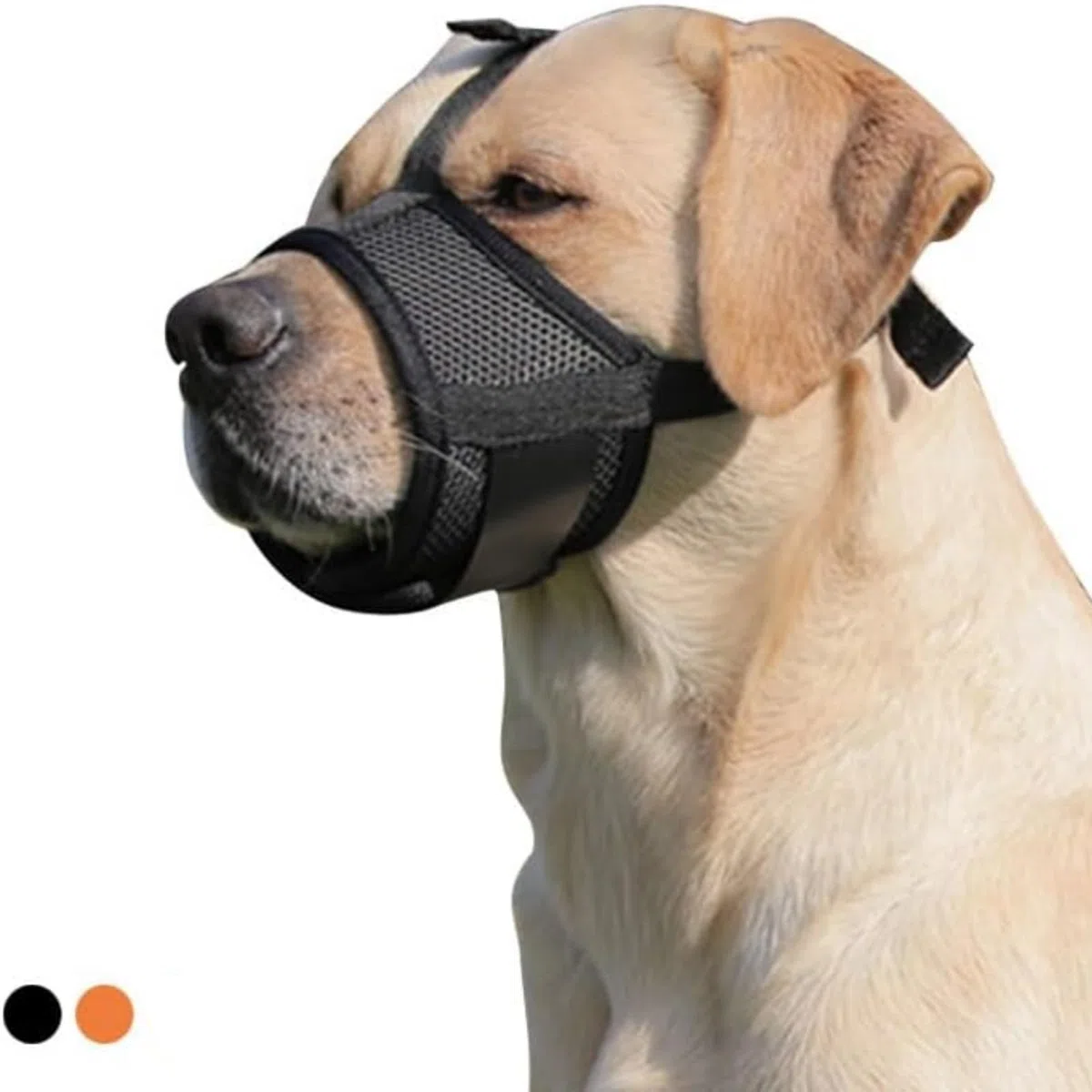 Bozal para perro, antimordeduras y ladridos masticables para perros pequeños, medianos y grandes. Correa ajustable de malla de aire transpirable. Bozal suave para perro, bozal bebible para cachorros,