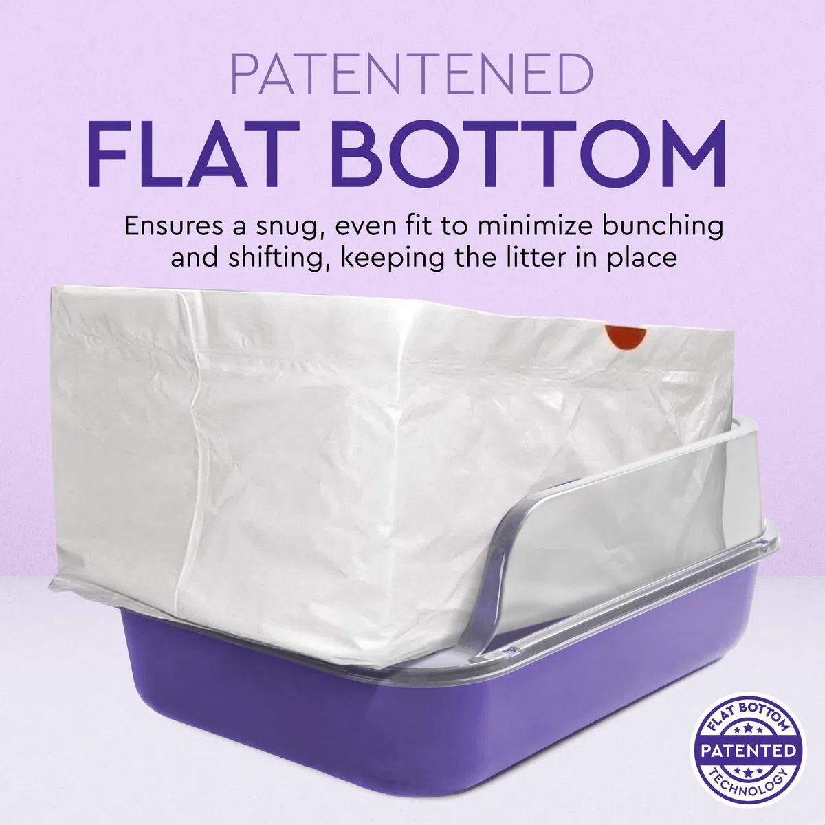 Alfapet Forros para caja de arena para gatos, extragrandes, 30 bolsas de plástico resistente de 2 mil de grosor, forro inteligente con cordón para una fácil eliminación, parte inferior plana para una