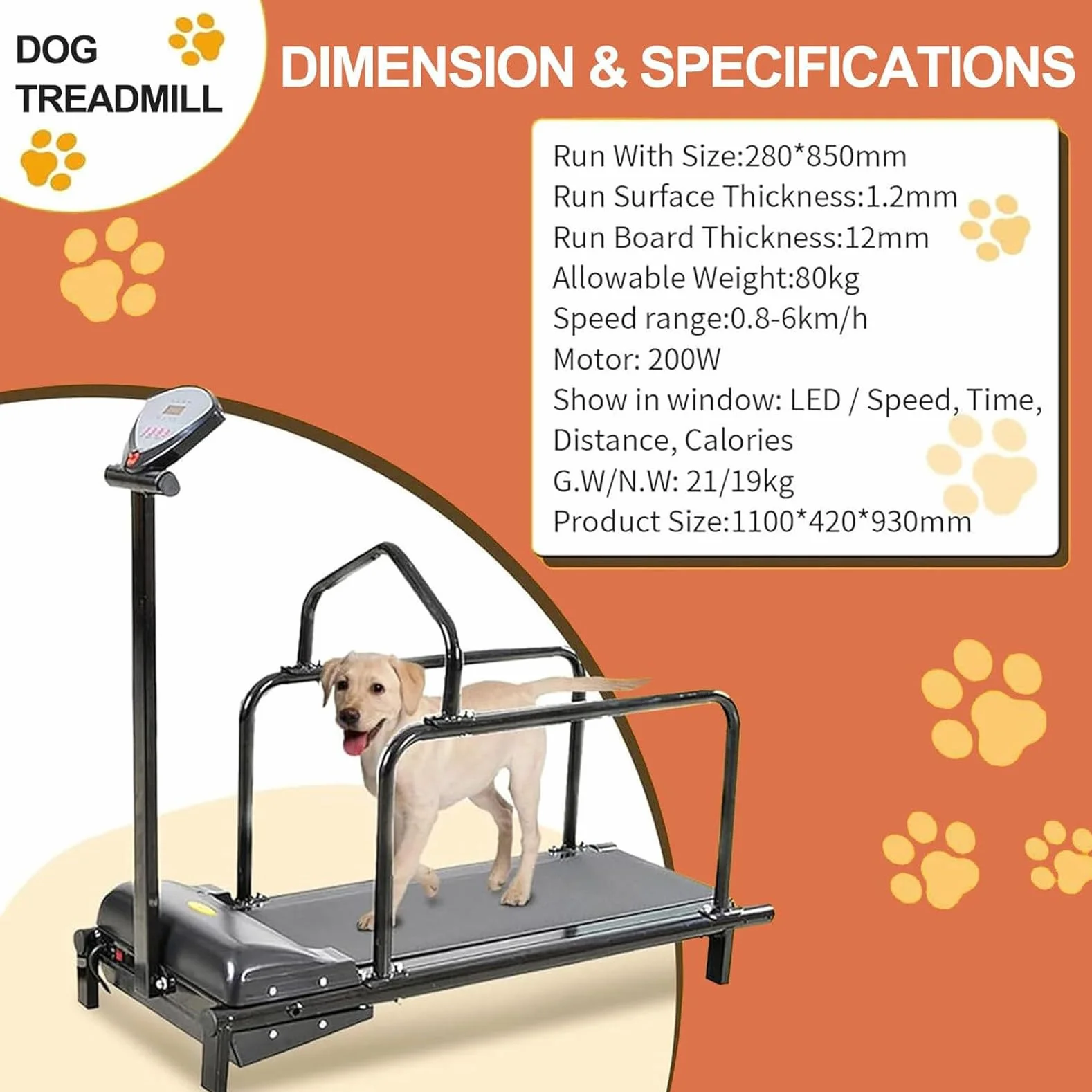 Cinta de correr para perros de interior con pantalla LCD, máquina de correr silenciosa para perros pequeños y medianos, ejercicio de fitness