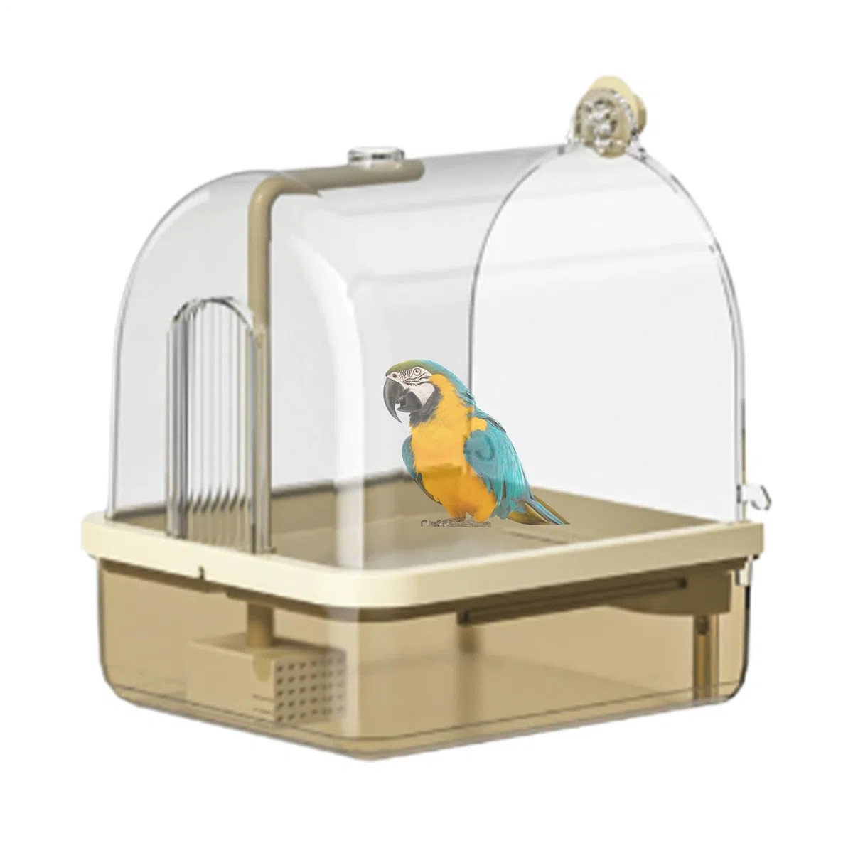 Bañera Para Pájaros Que Se Coloca En Jaulas Ducha Automática Periquitos 2