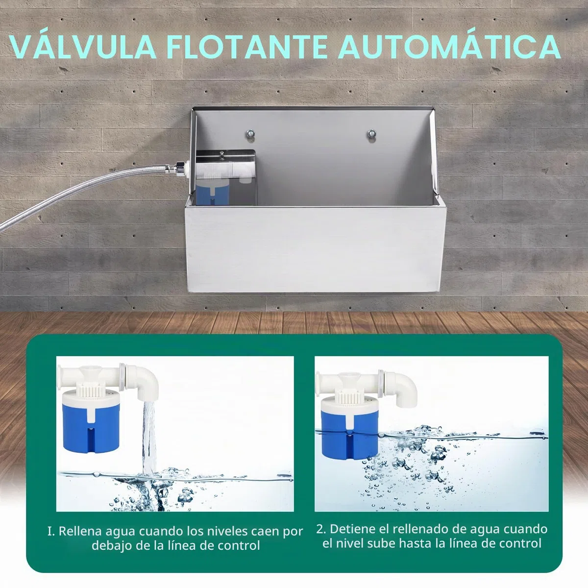 Bebedero Automático para Perros, Dispensador de Agua para Perros de 8L con Llenado Automático, Bebedero de Agua de Exterior para Animales de Granja, Caballos y Pollos