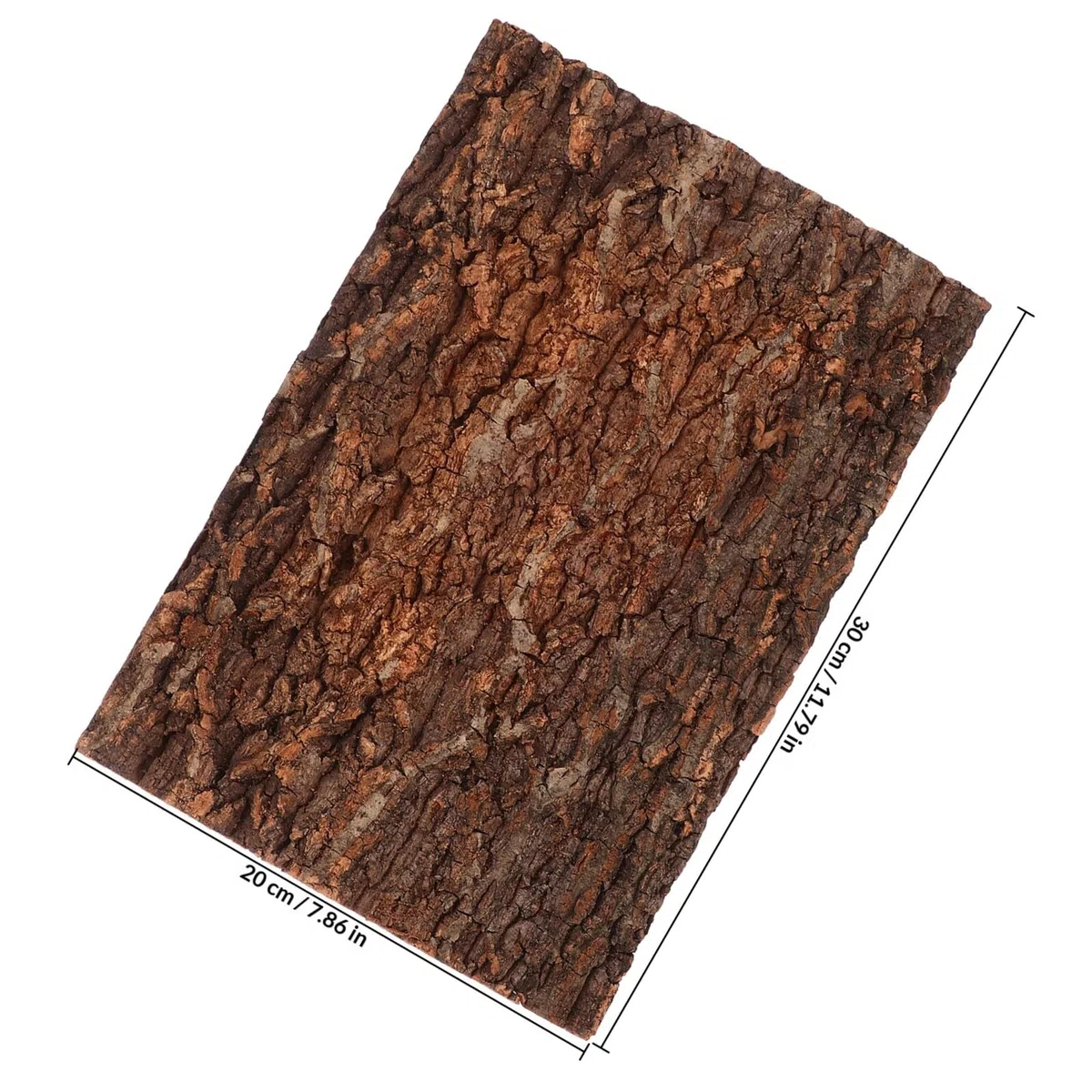SHINEOFI 3 Piezas de Corteza de Árbol para Reptiles 30x20 Cm, Plataforma Natural para Trepar y Decorar Terrarios, Adorno Seguro y Duradero para Lagartos, Geckos y Dragones Barbudos