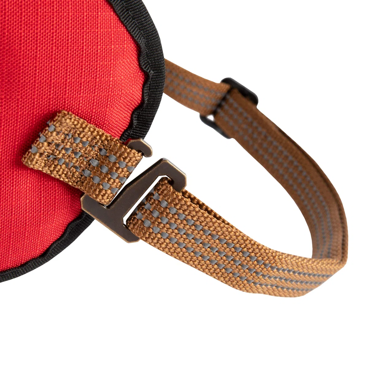 Carhartt Chalecos para Mascotas, Nailon Ripstop arnés para Perro de Servicio, S, Alto Riesgo Rojo/Carhartt marrón, pequeño