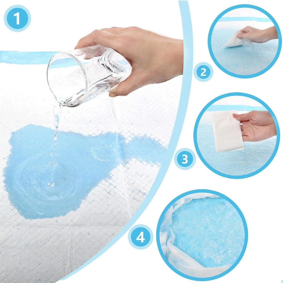 Nobleza 360pz Empapadores Perros, Alfombrillas Higiénica Desechables para Mascotas, Pads para Perros súper absorbentes, Toallitas de Entrenamiento para Mascotas, 40 x 60 cm