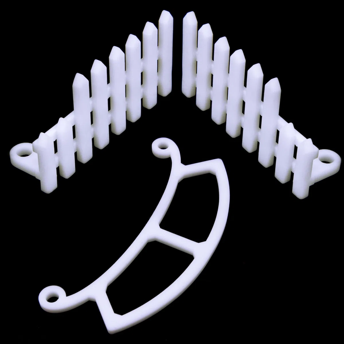 3 perchas para pájaro Buddy, con valla lateral, percha de extensión más ancha para complementos de bricolaje, accesorios para pájaros compatibles con comedero de pájaros Bird Buddy (blanco)
