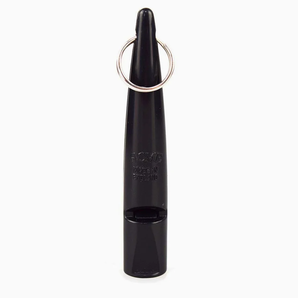 Acme Perros Silbato Silbato único 211,5 Negro para el entrenamiento Perros y los perros Formación 12 unidades/1 VE