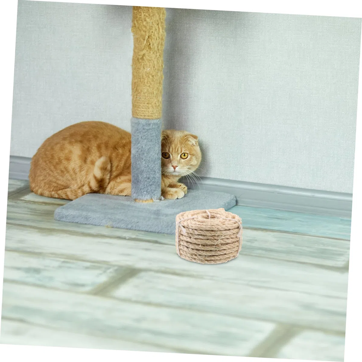 SUPVOX 4rollos Cuerda De Sisal para Rascadores De Gato Reemplazo De Material Natural y Resistente para Árboles y Muebles De Proyectos De Manualidades y Jardinería