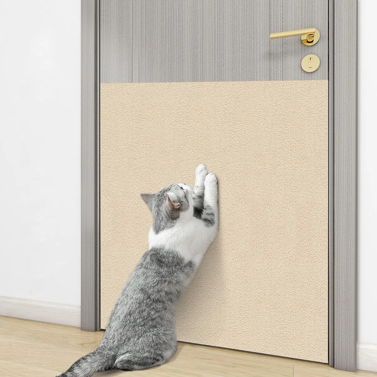 Alfombrilla protectora autoadhesiva contra arañazos para sofá y pared, 60 x 400 cm, protección antiarañazos, sofá y gatos, protección recortable contra arañazos de gatos, DIY garras, alfombra para