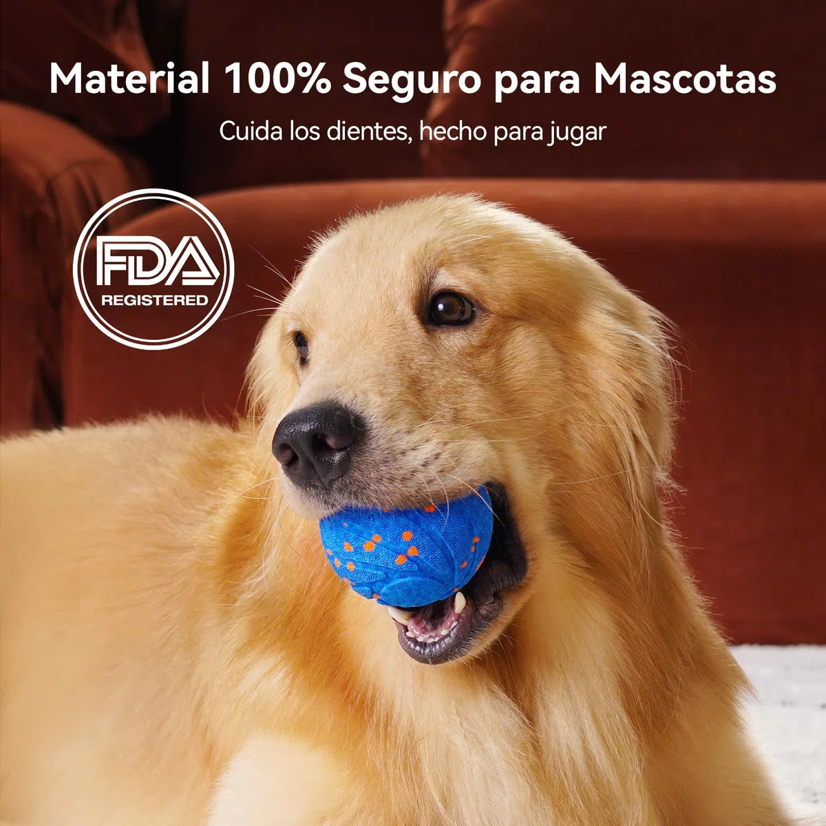 Cheerble Wicked Ball Air - Pelota Interactiva Perro, Automática Juegos para Perros, Juguete Inteligente con 3 Modos Recargable, Regalo de Cumpleaños para Perros Medianos y Grandes - Azul