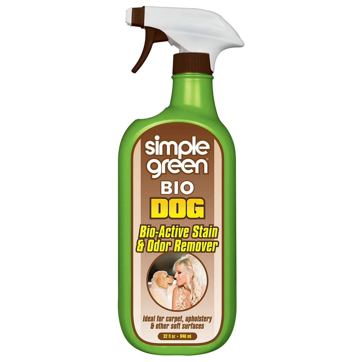 SIMPLE GREEN 432103 Trigger bio activo para manchas y olores para perros, 32 Ounce de Phillips Alimentación y suministros para mascotas [Suministros para mascotas]