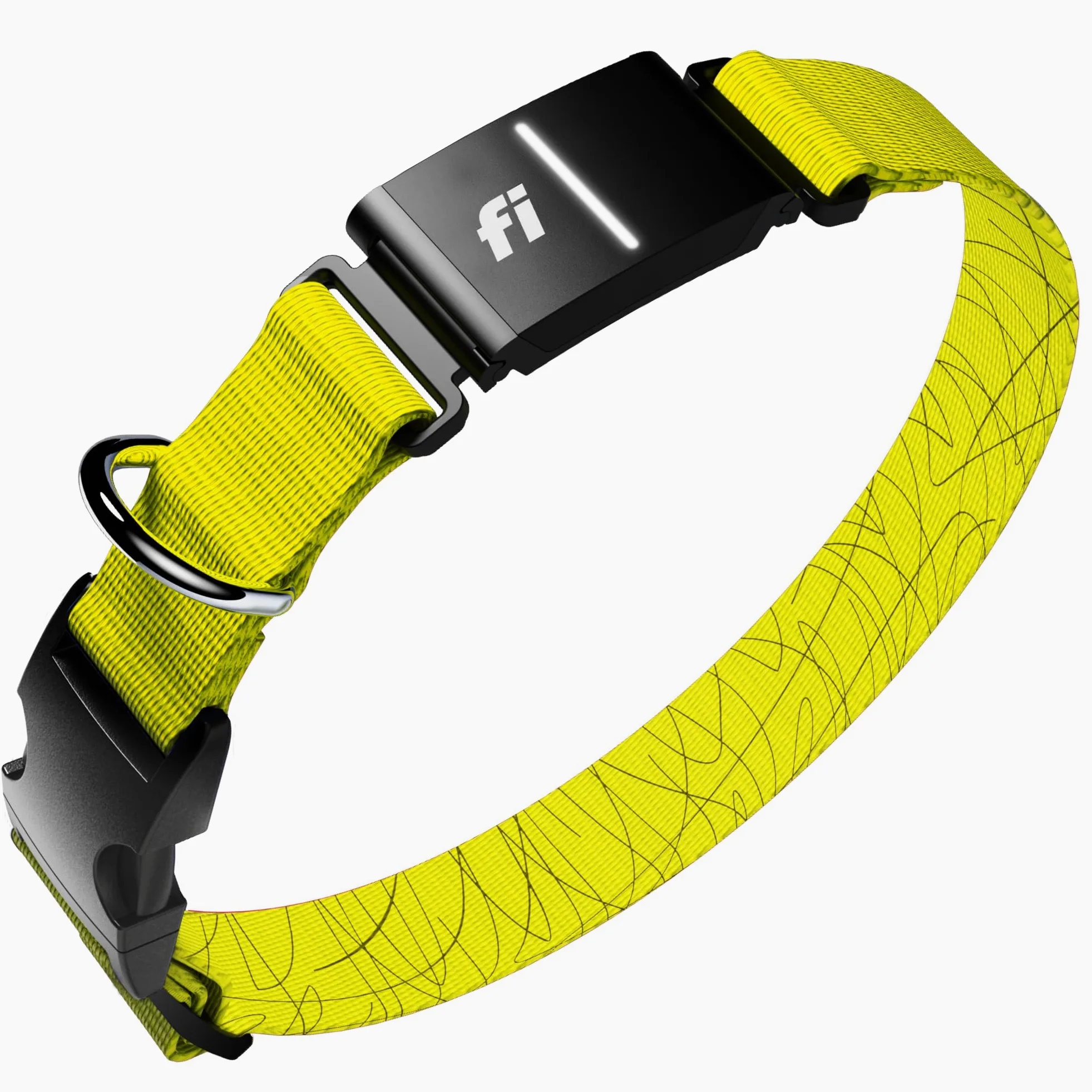 Collar rastreador inteligente para perros de la serie Fi 3+ [Miembrosía de 6 meses incluida] GPS para perros, monitor de salud y comportamiento AI, valla virtual, alertas de escape, resistente al agua
