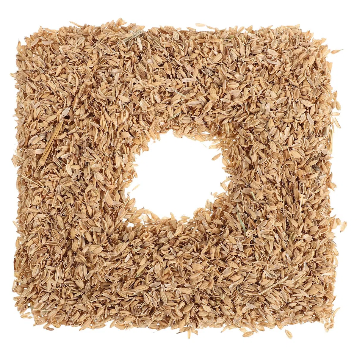 Alasum Lecho para Aves de Corral Natural de Cáscara de Arroz Orgánico 1,5 Kg para Gallineros, Cajas Nido y Suministros para Invierno, Cama Ecológica para Mascotas Pequeñas y Jardinería