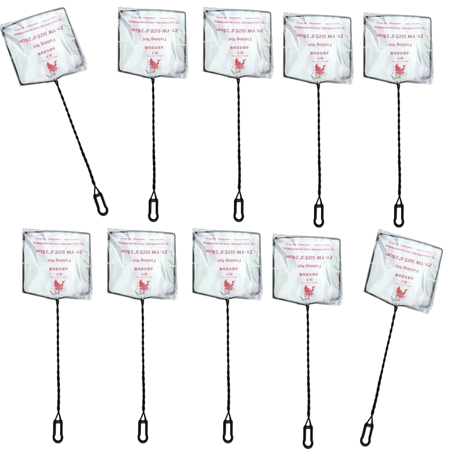Paquete De 10 Cucharas Limpieza Fina Profesionales para Acuarios Red Peces Varias Ocasiones Hogar Y Oficina Peceras Acuarios Receptor Peces