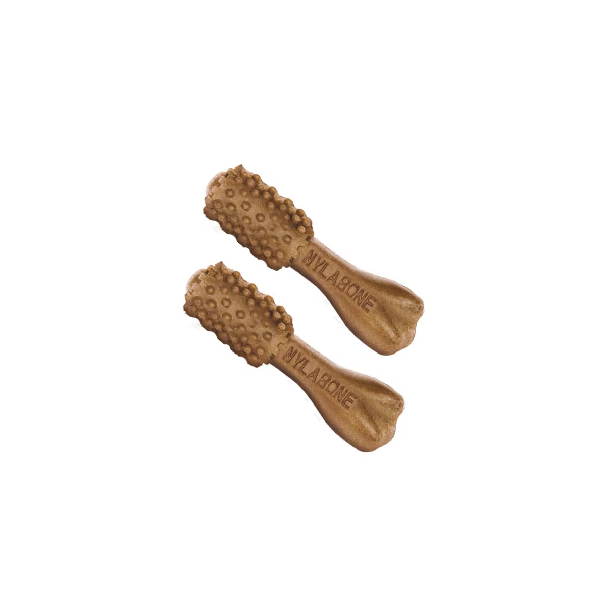 Nylabone Nutri Dent - Masticables dentales para Perros, Limpieza Natural de Dientes y ambientador para el Aliento, golosinas dentales para Perros, Sabor a Filete Mignon, Mini (160 Unidades)