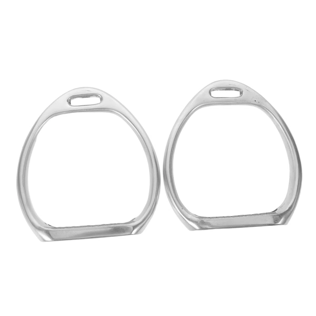 Estribo de Silla de Montar Inglés, Estribo Ecuestre de Aleación de Aluminio, Plata, Fácil de Limpiar, Comodidad y Reducción de Fatiga, para Caballo y Silla de Montar, Equitación