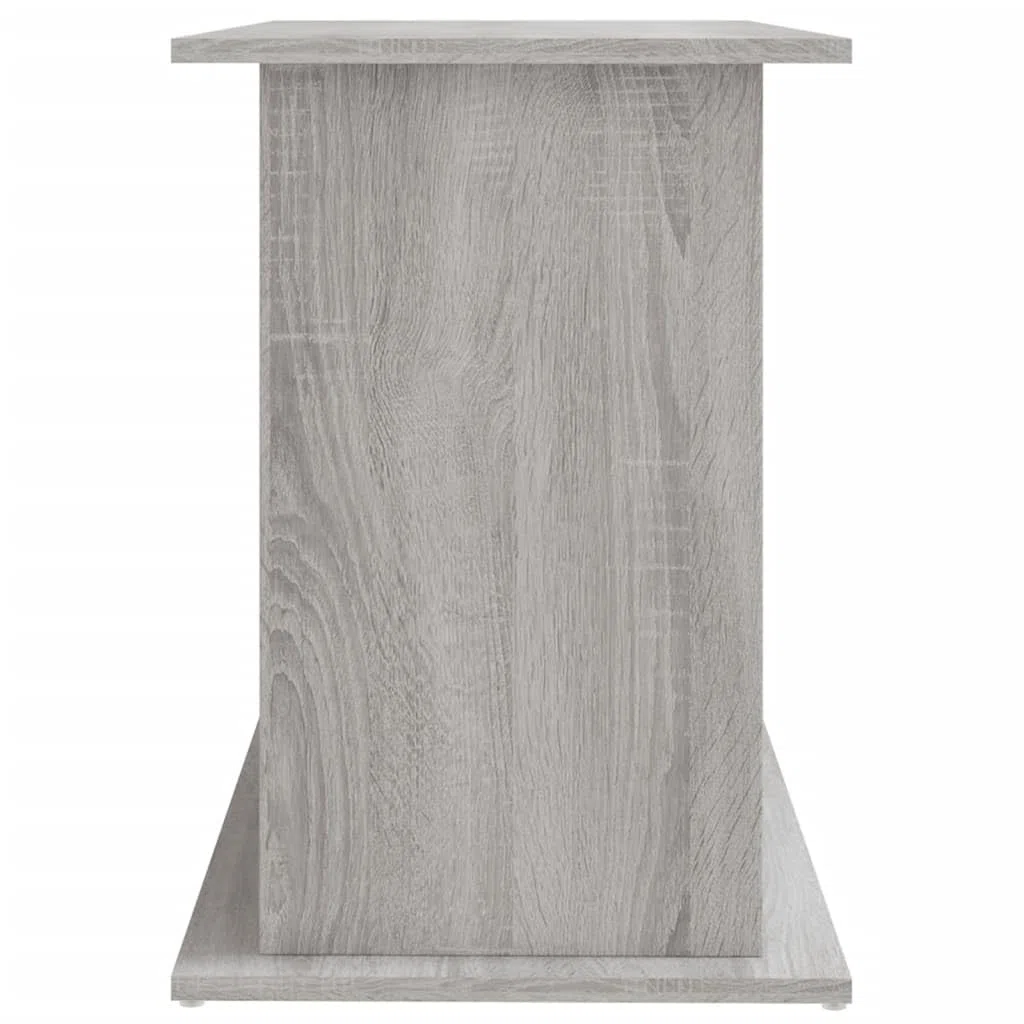 Mangloder - Soporte para acuario Sonoma gris de madera, 101 x 41 x 58 cm, armario inferior para acuario, con espacio de almacenamiento para alimento de peces, filtros y accesorios, para salón, oficina