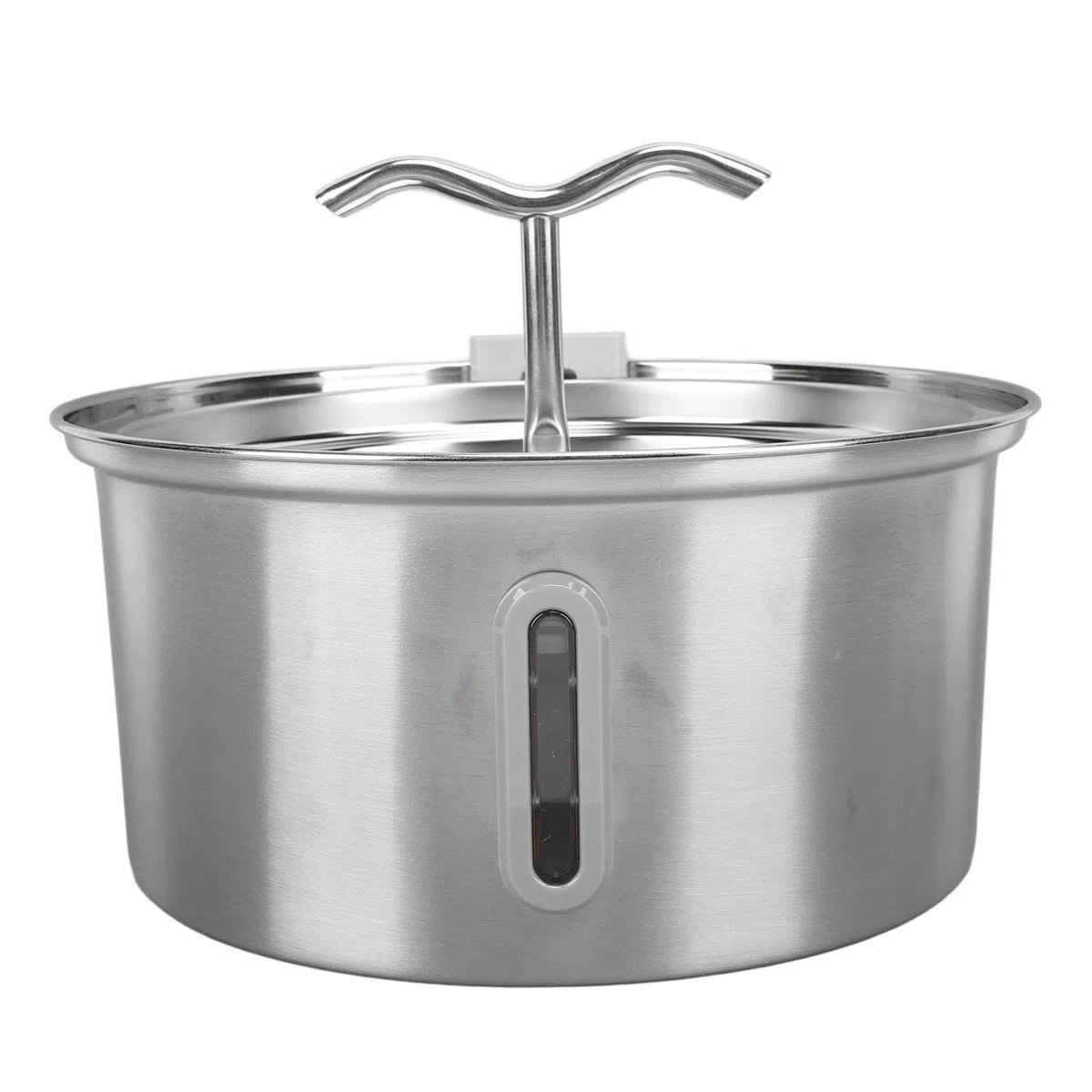 Cryfokt Fuente de Agua para Gatos de Acero Inoxidable, Capacidad de 3,2 litros, Suministro de Agua para Alimentos para Mascotas Sanas