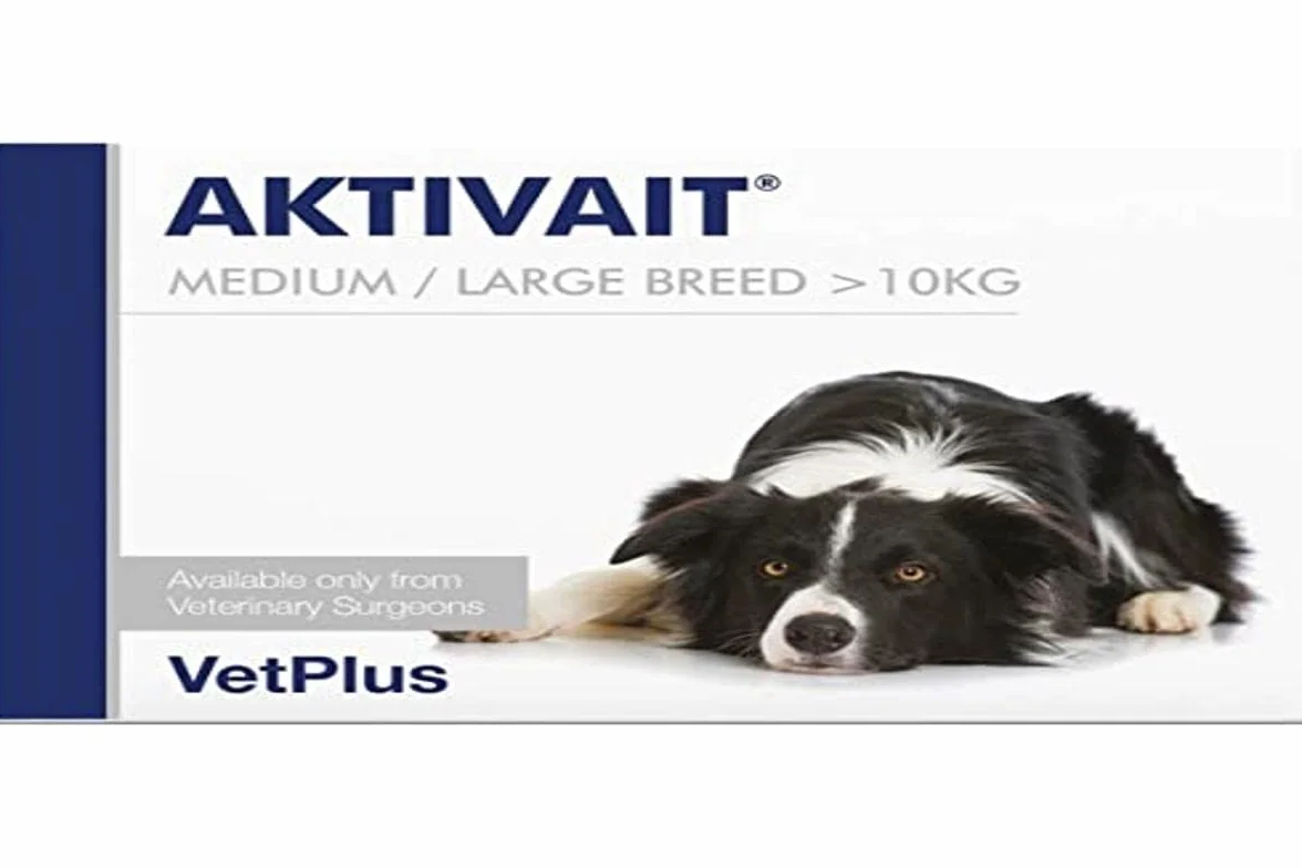 VetPlus BLÍSTER AKTIVAIT Dog razas grandes, 1 paquete de 60