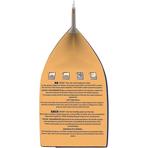 Animalerie Catsan – Arenero Mineral aglomerante 5 L – Lote de 3 – Precio del Lote – Entrega rápida en Francia metropolitana en 3 días Abiertos