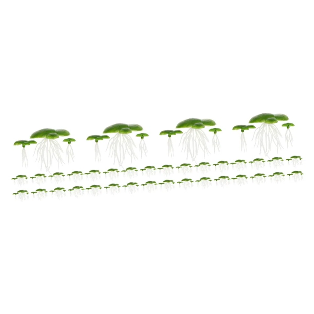 ABOOFAN 360 Piezas lenteja de Agua de plástico Planta Artificial Plantas Artificiales Decoraciones de peceras Plantas de Acuario Artificiales Acuario Plantas flotantes el plastico