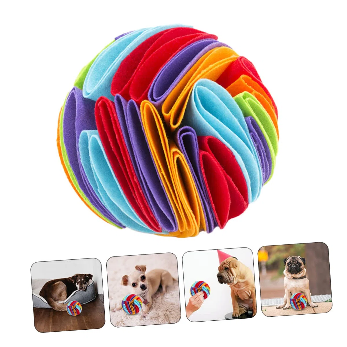 ORFOFE 3 Juguetes para Perros Juguetes Molares para Mascotas Juguete Creativo para Masticar.