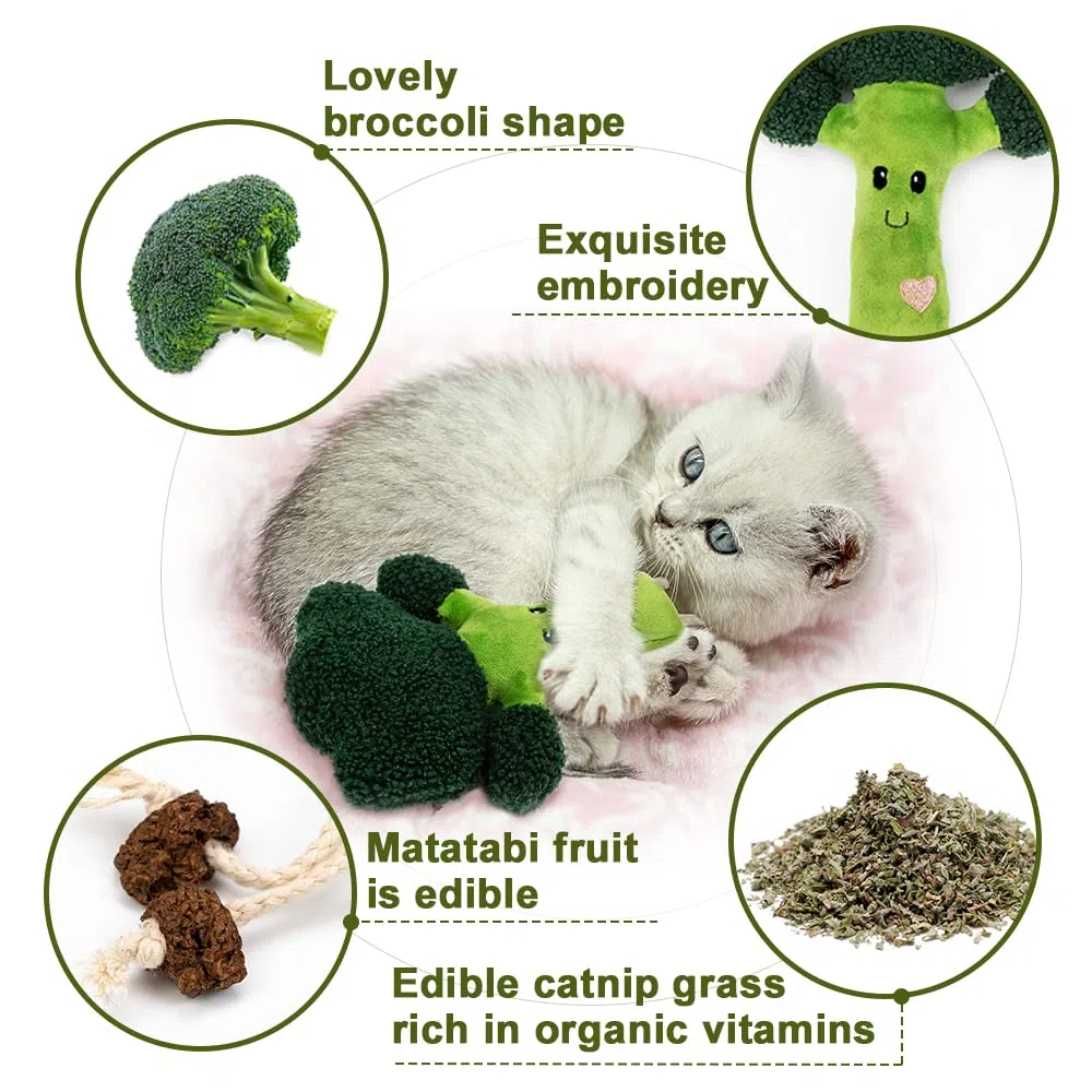 Juguete de peluche masticable para interior con hierba gatera de peluche calmante para gatitos separación, ansiedad, dentición de gato, juguete interactivo antimordeduras, juguete orgánico para