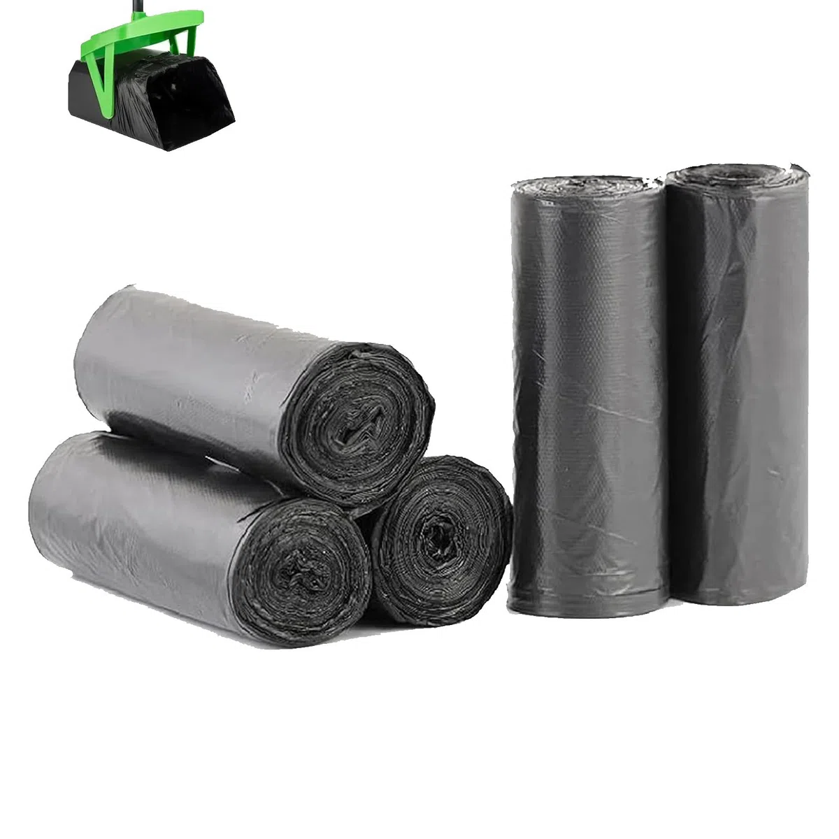 FUSBUNTY Bolsa para excrementos de perro, 100 bolsas de basura para perros de 19.7 x 17.7 pulgadas para FUSBUNTY Pooper Scooper giratorio y juego de rastrillo