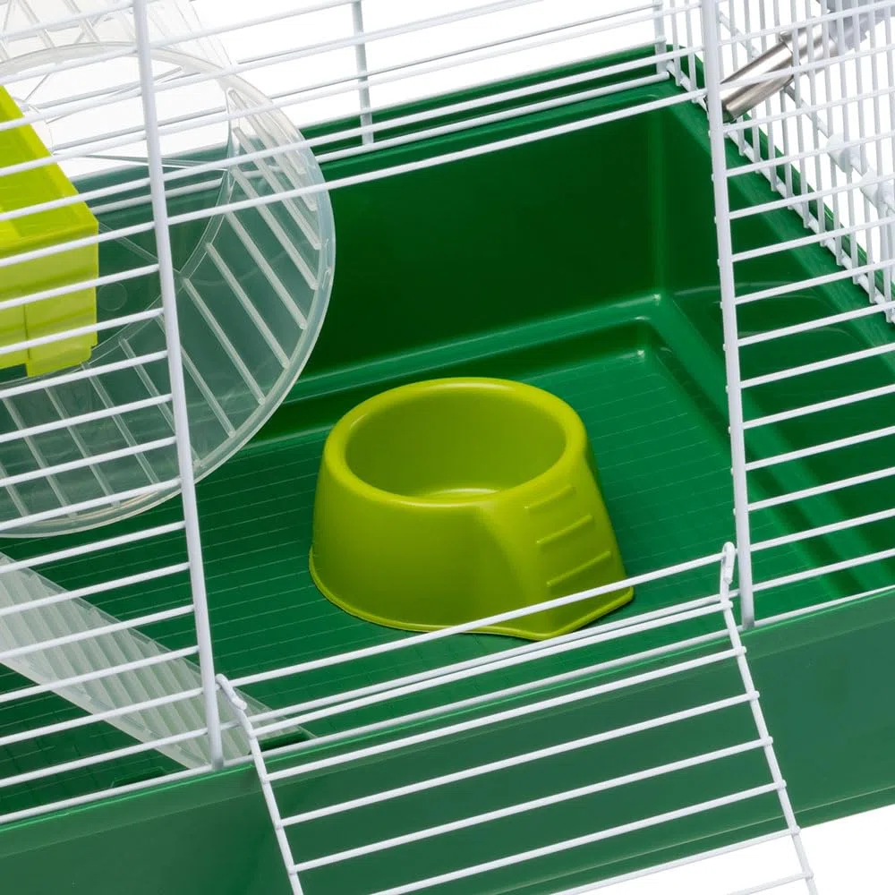 Ferplast 57025411 Jaula ROEDORES Hamster Duo, Rojo