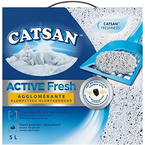 Animalerie Catsan Active Fresh - Juego de 3 arenero (5 L)