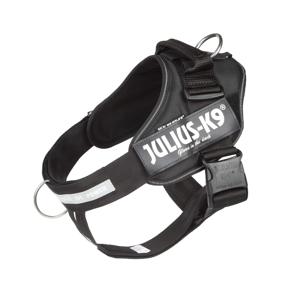Julius-K9, Arnés de Perro IDC Powerharness con Control Frontal en Y, tamaño: 1, Negro