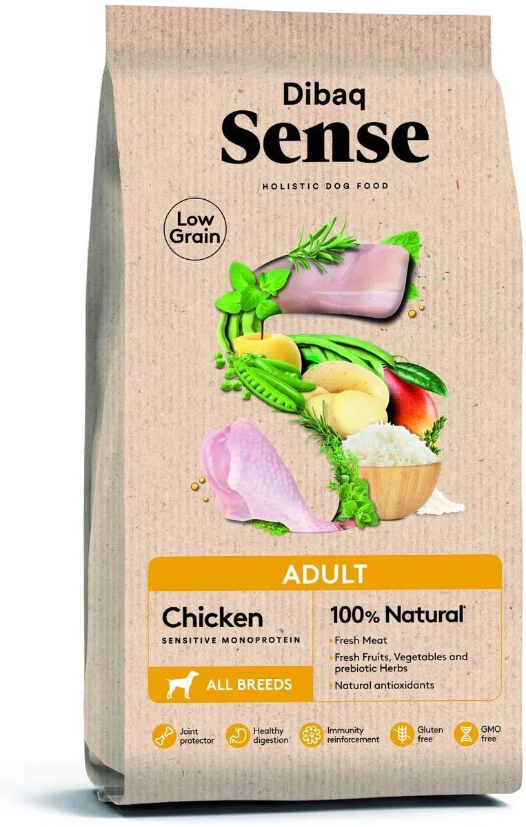 Dibaq Sense Low Grain Pollo Adulto, 12 kg