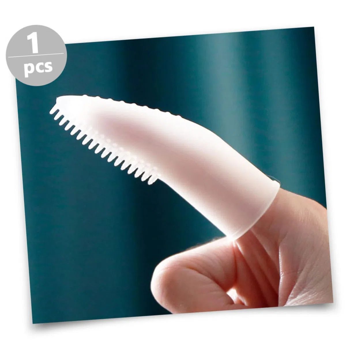 POPETPOP 4piezas Cepillo De Dedo Para Perros De Silicona Transparente Herramienta De Cuidado Para Mascotas Limpieza Efectiva De Dientes y Encías Para Perros y Cachorros