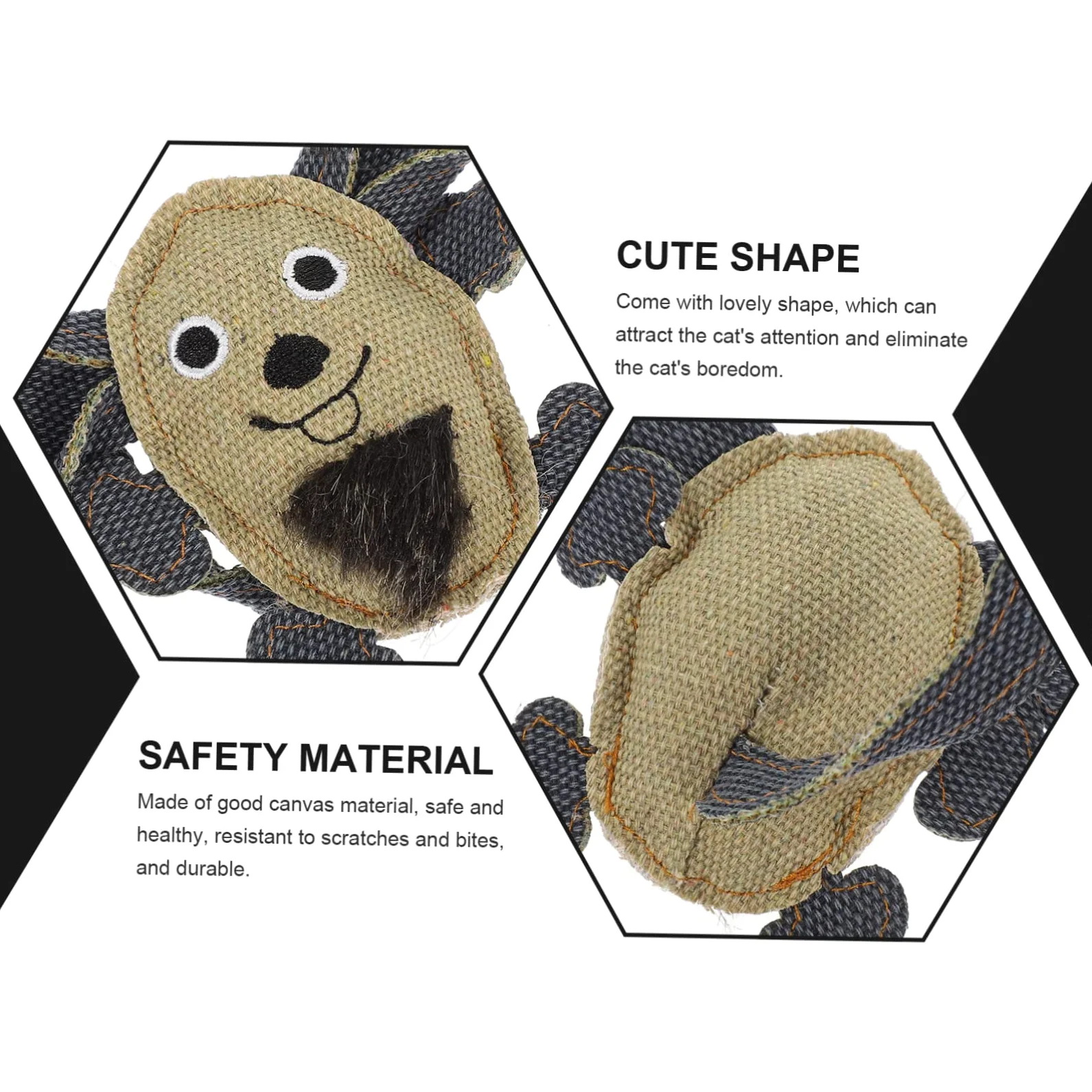 DOITOOL 15piezas Juguetes para Gatos Ratón De Larga Interactivos De Lona Juguetes Molares Divertidos para Gatitos Accesorios para Mascotas Estimulantes