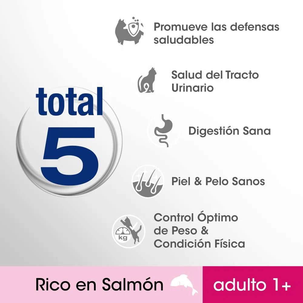 PERFECT FIT Pienso para Gatos Esterilizados Sabor Salmón (5 bolsas x 1,4kg)