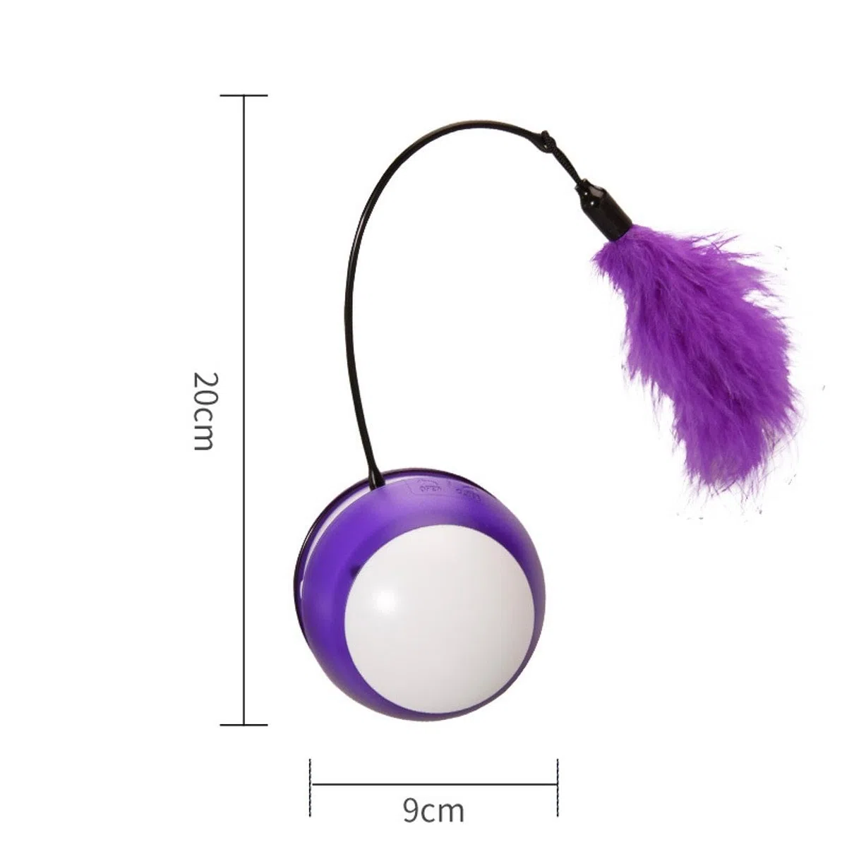 Juguete Interactivo para Gatos, Pelota Giratoria para El Entretenimiento Y Ejercicio de