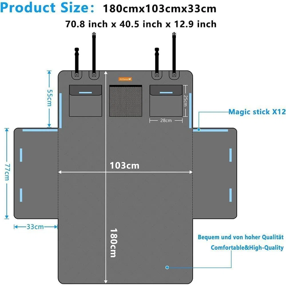 Protector Maletero para MG ZS SUV 2017 2018 2019 2020 2021 2022 2023 2024-, Impermeable Resistente A Arañazos Alfombrilla Protectora Accesorios,B