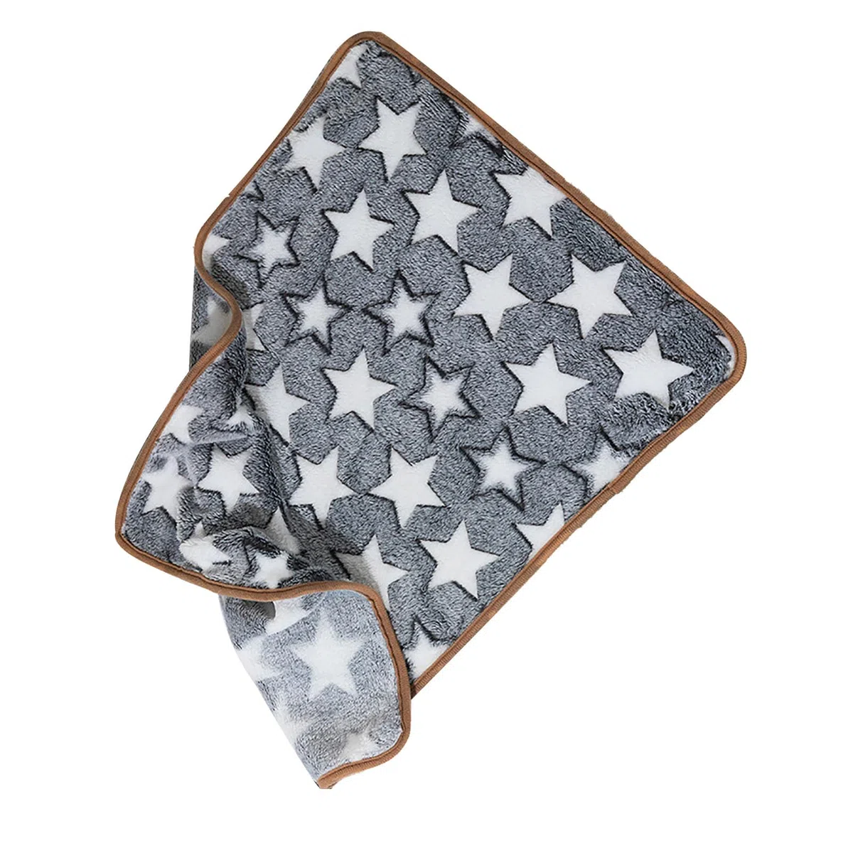 Manta Gris para Mascotas, Cálida Felpa para Mascotas, Suave Y Cómoda, con Patrón de Estrellas, Mantas para Perros Y Gatos, Manta para el Hogar, Sofá, Perros, Cachorros,(XL-Manta Estrella Gris)