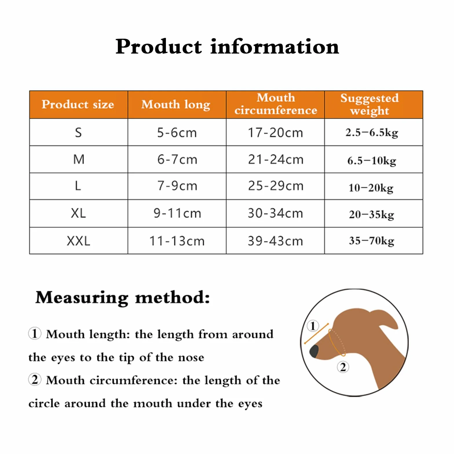 Bozal para Perros, Bozal antimordeduras for Perros, Transpirable, Ajustable y con diseño humanizado(M)