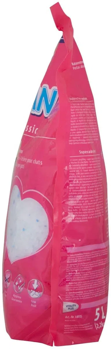 Vitakraft Magic Clean - Juego de arena para gatos (5 L, 6 unidades)