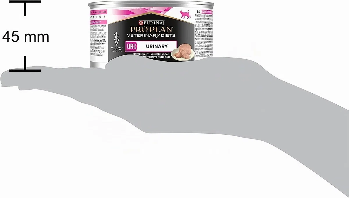 PRO PLAN VET FELINE UR URINARY MOUSSE PAVO CAJA 24X 195GR