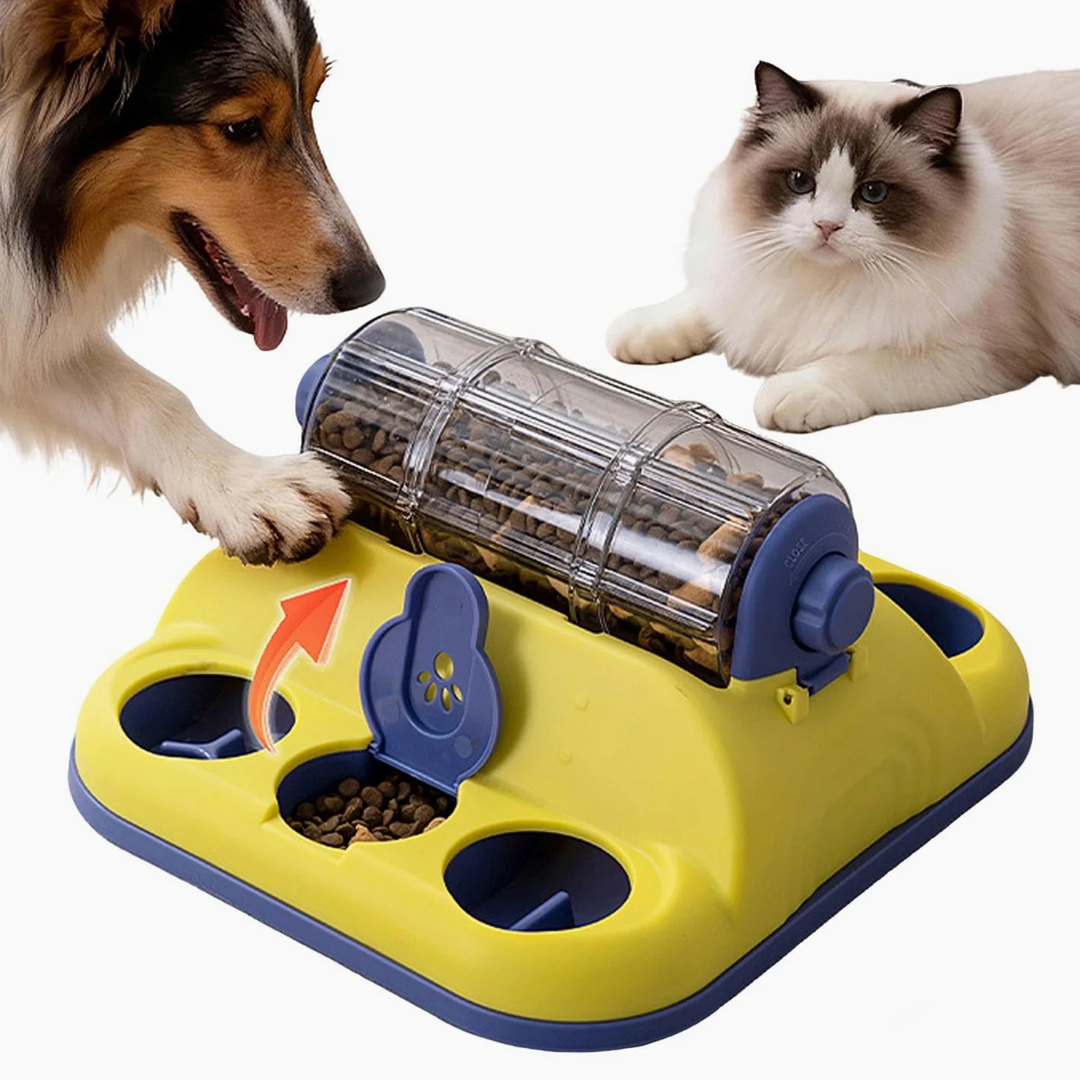 Juguete Puzzle para Perros Juegos Interactivos Alimentación Divertidos