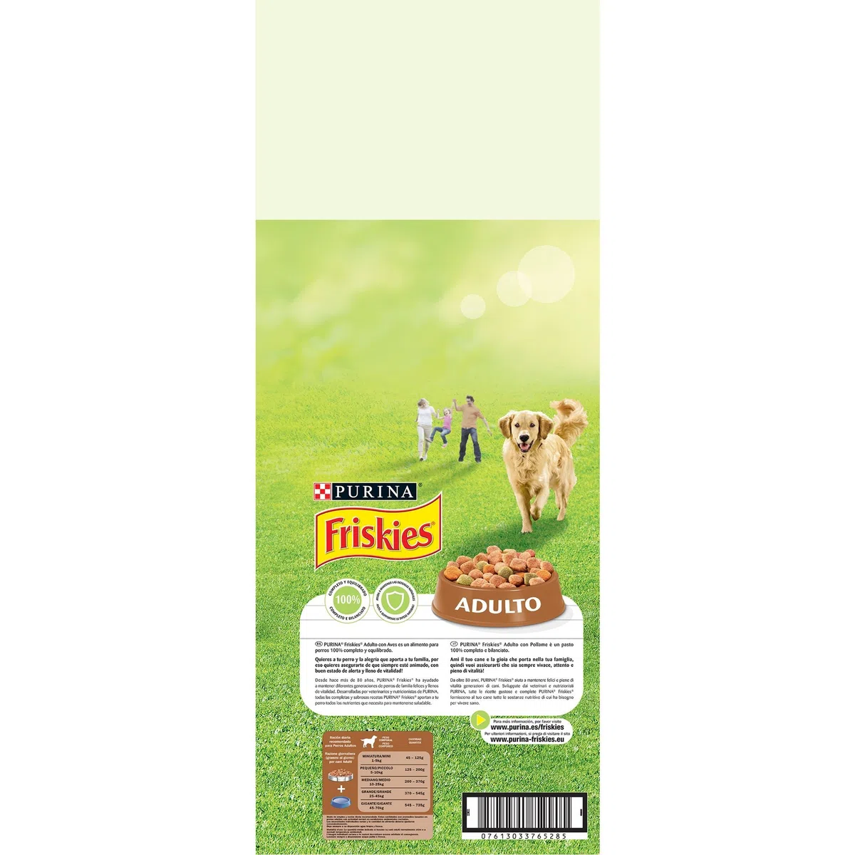 Purina Friskies Pienso para Perro Adulto Aves y Verduras 15 Kg