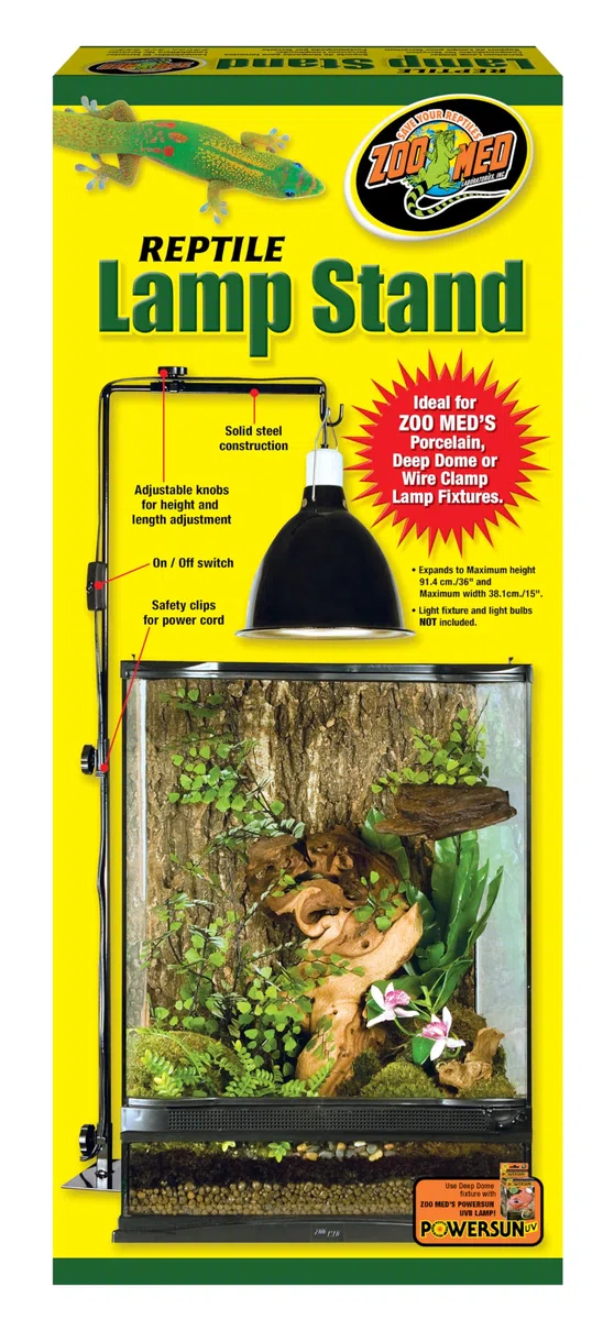 Zoo Med Soporte de lámpara de reptiles HB-75, estándar